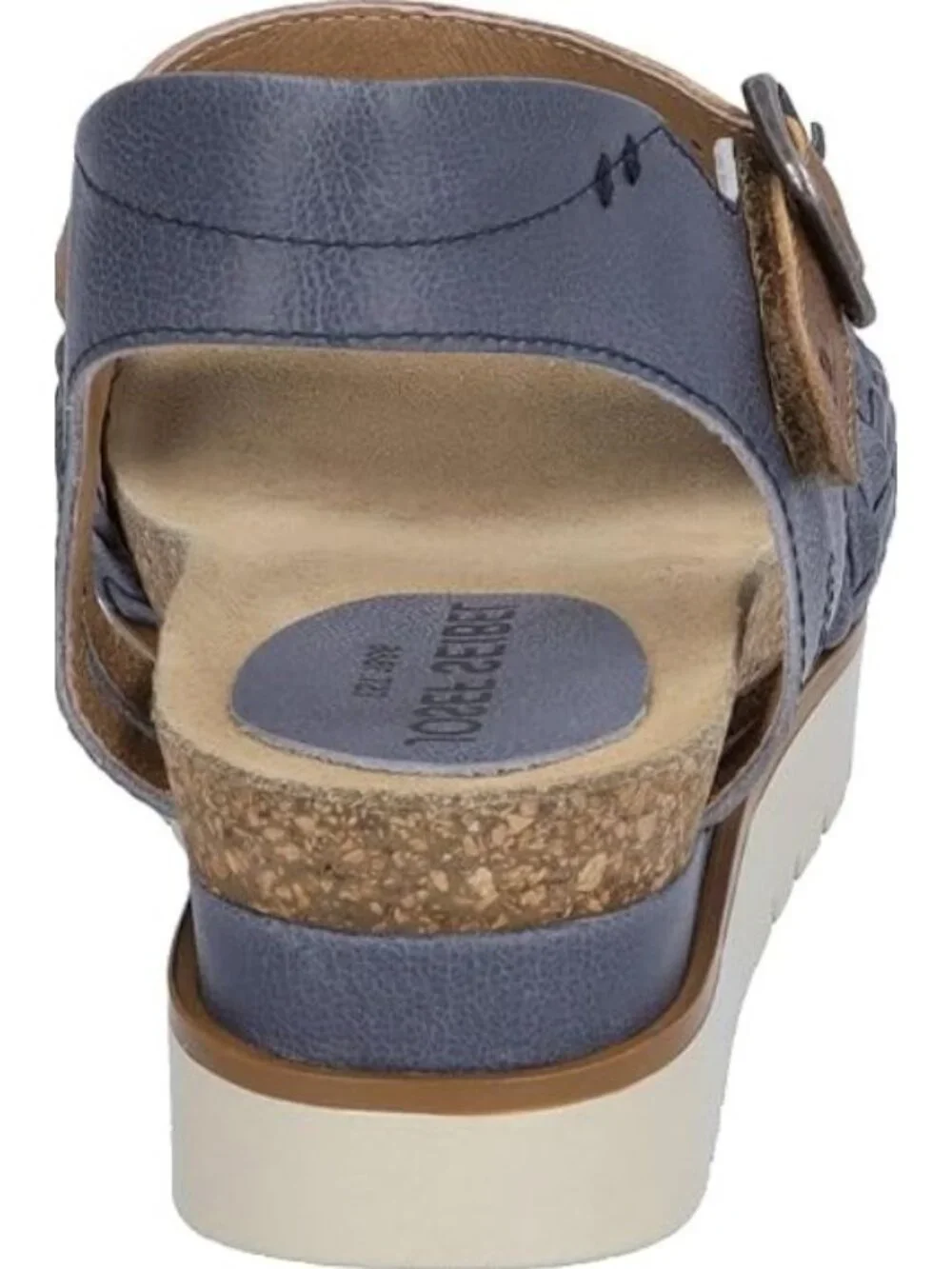 Josef Seibel Women's Clea 16 Platform Comfort Sandals, Jeans Combo Size 36